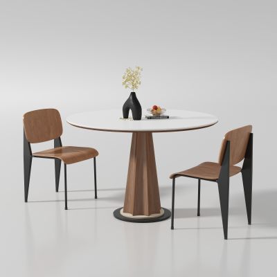 圆餐桌椅