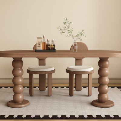 现代中古风餐桌椅