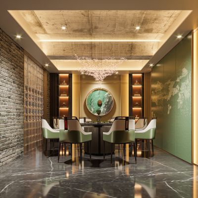 新中式餐厅包间