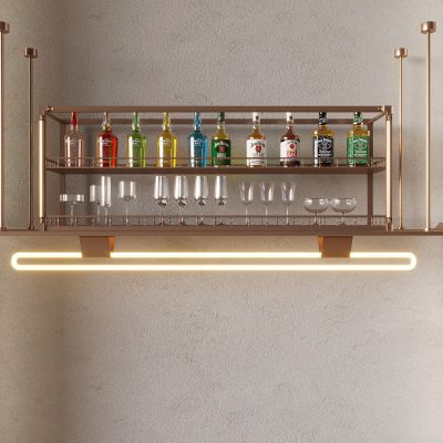 金属悬挂吊挂酒架 红酒洋酒酒瓶酒杯