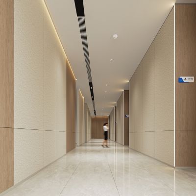 现代办公室过道