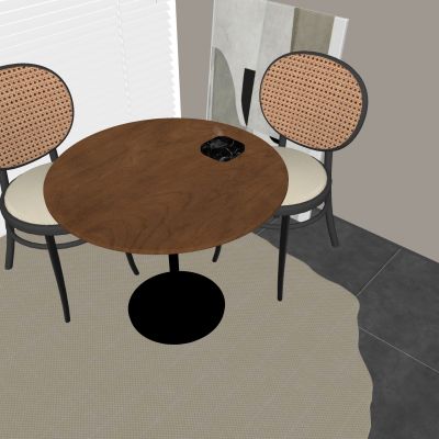 中古风洽谈桌椅 茶餐桌椅咖啡桌椅