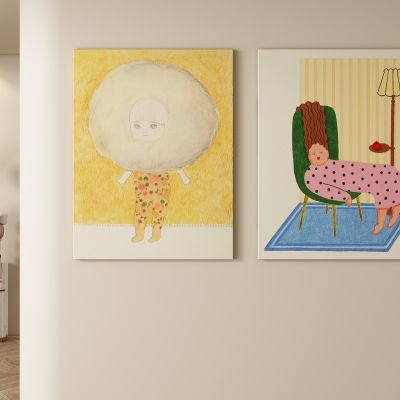 奶油风装饰画 挂画