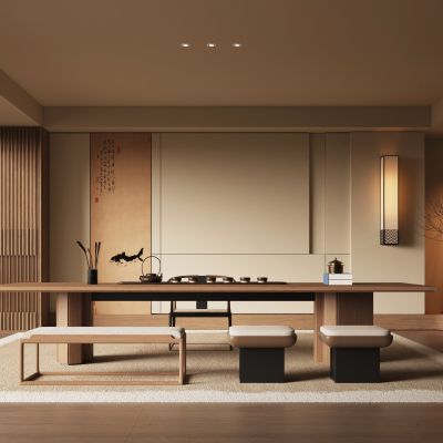 新中式宋式风茶室