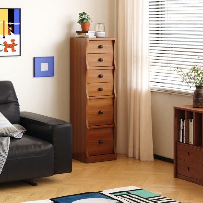 中古风实木六斗柜 储物柜 边柜 收纳柜3D模型