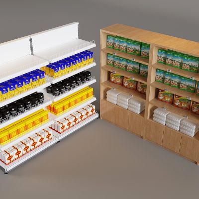 超市食品展示货架 陈列架展具展柜