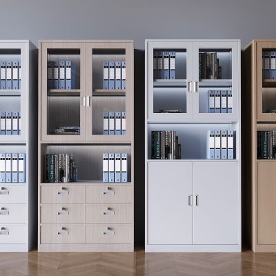 实木文件柜档案柜 办公室铁皮柜 资料柜档案盒