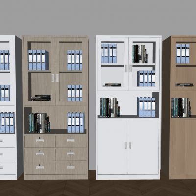 实木文件柜档案柜 办公室铁皮柜 资料柜档案盒