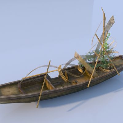 新中式木船工艺品