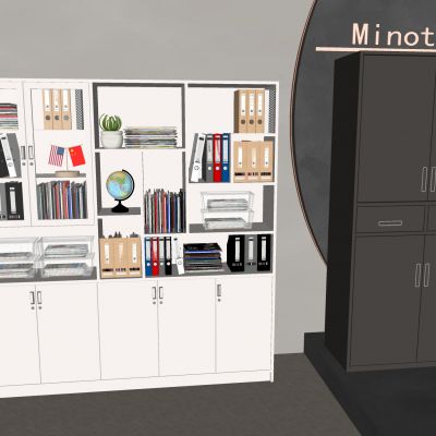 玻璃文件柜档案柜 办公室铁皮柜 资料柜档案盒