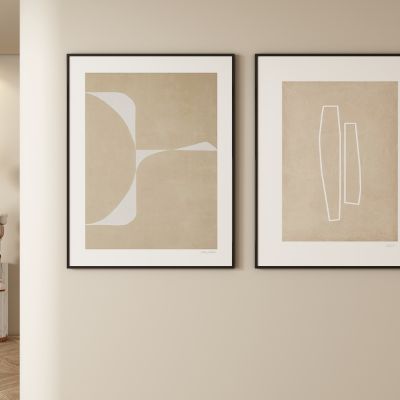 奶油风装饰画 挂画