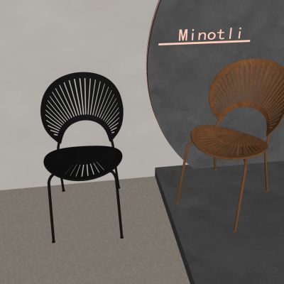 中古风实木餐桌椅 复古贝壳靠背餐椅 北欧洽谈单椅