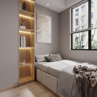 现代榻榻米卧室