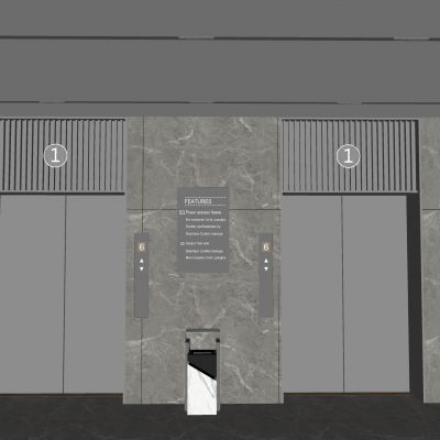 酒店升降电梯间 办公电梯厅按钮 大堂不锈钢电梯