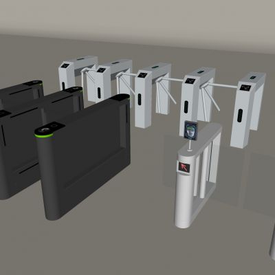 自动感应门禁闸机 闸门安检仪安检门 公用器材