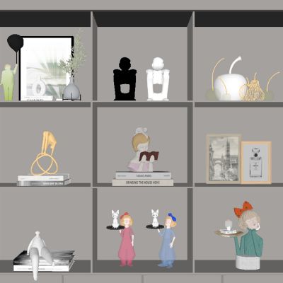 现代玩偶饰品摆件