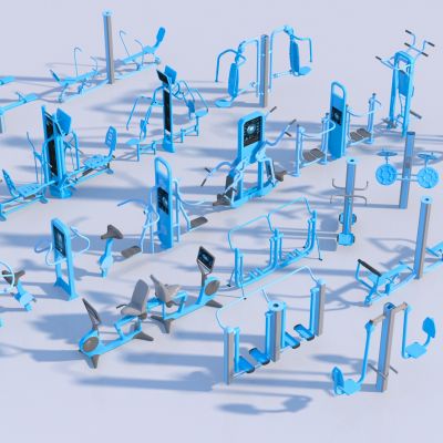 现代智能健身器材 