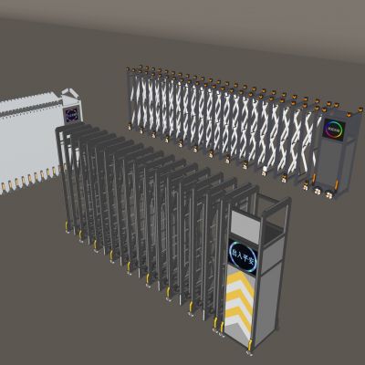 电动伸缩门道闸 自动平移门折叠门 门禁机移动门