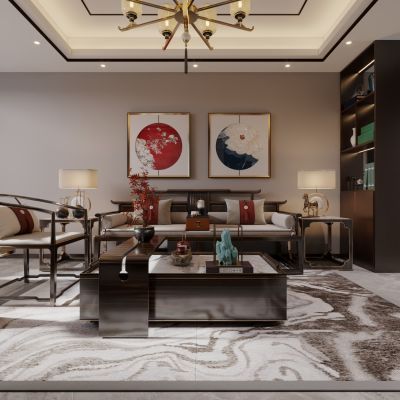 新中式客厅