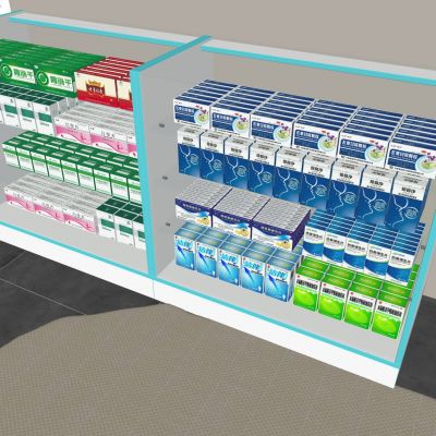 药店药品柜陈列柜 药品展示柜货架