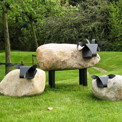 石头雕塑景观小品公园摆件