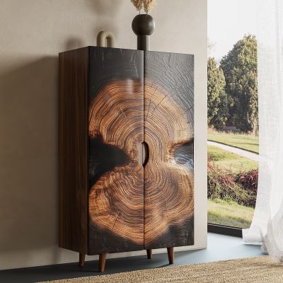 侘寂风装饰柜3D模型