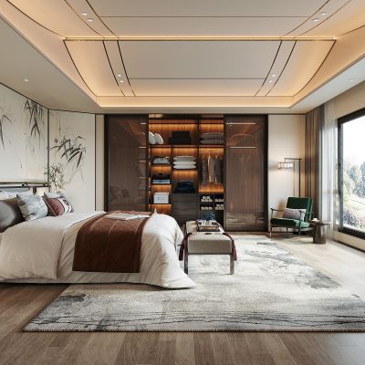 新中式卧室
