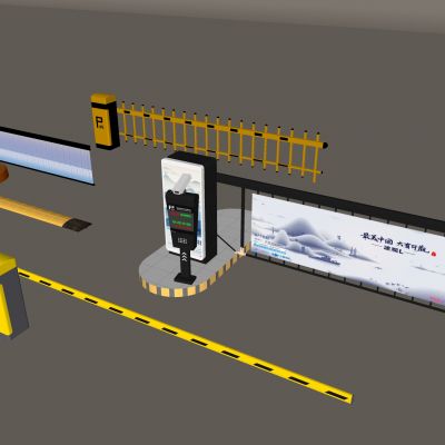 道闸门禁机闸机 停车感应升降杆 减速带