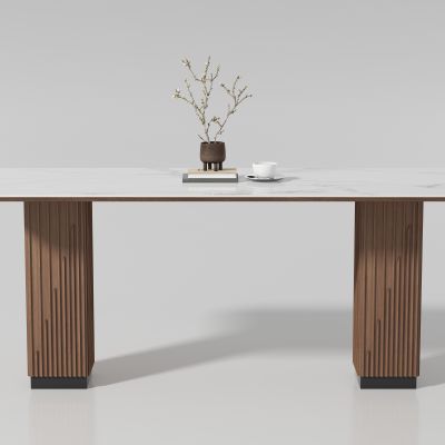 现代中古风长餐桌