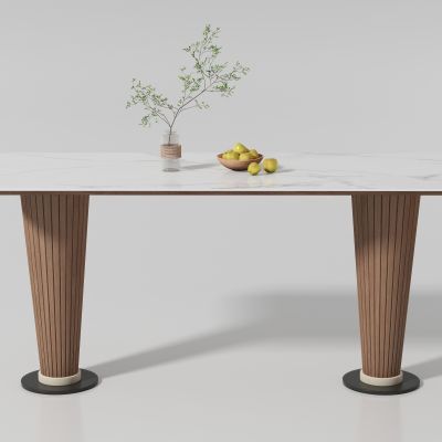 现代中古风长餐桌