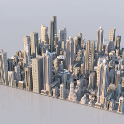 现代科幻未来城市