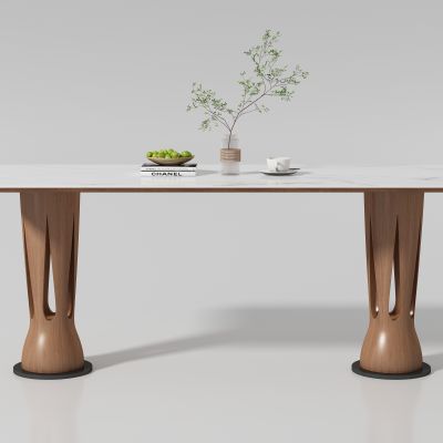 现代中古风长餐桌