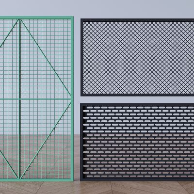 铁丝网护栏围栏 工业风铁艺栏杆 隔断围挡防护网