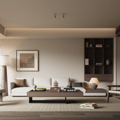 新中式宋式风客厅