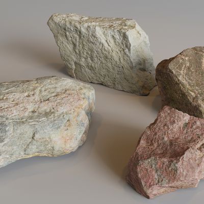 园林石头景观石 假山石块岩石造景 景观小品