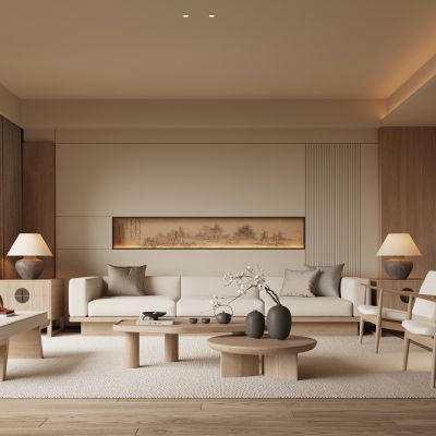 新中式宋式风客厅