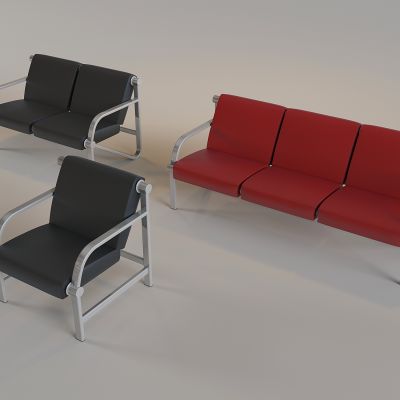 不锈钢公共连排椅 等候候诊椅输液椅 机场车站休息椅