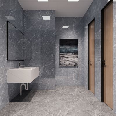 现代公共卫生间