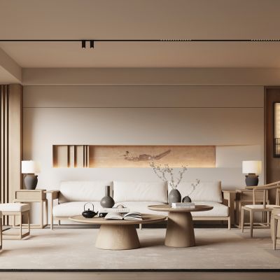 新中式宋式风客厅