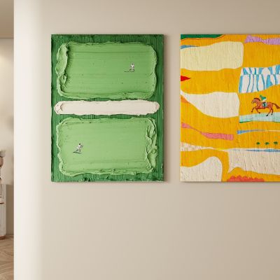 现代奶油风装饰画 挂画