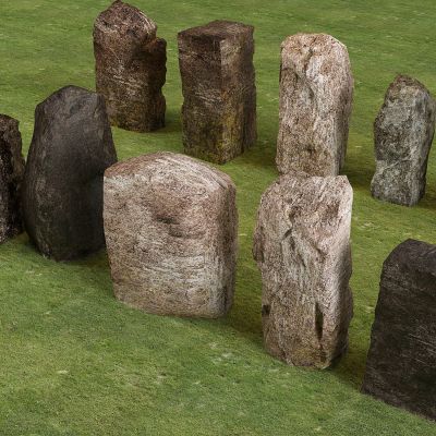 石头风景石条石 景观石头鹅卵石