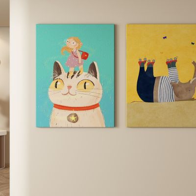 现代奶油风装饰画 挂画