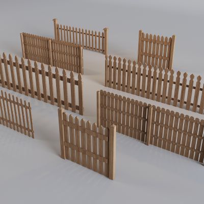 中式实木栏杆围栏 栅栏隔断防护栏 庭院围挡