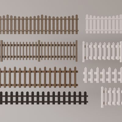 篱笆围栏隔离栏 木栅栏防护栏栏杆 庭院木篱笆栅栏