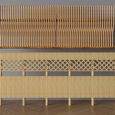 竹篱笆栅栏围栏 庭院围墙隔断护栏