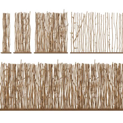 新中式竹子隔断 竹子装饰墙