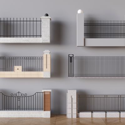 庭院围栏护栏栏杆 铁艺防护栏