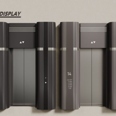 现代电梯 室内电梯 商场电梯