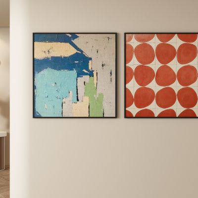 现代奶油风装饰画 挂画