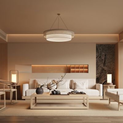 新中式宋式风客厅